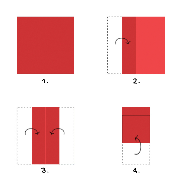 Presidential fold - Vintage Nonchalance
