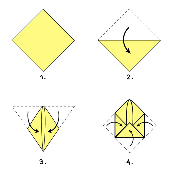 Winged puff fold - Vintage Nonchalance